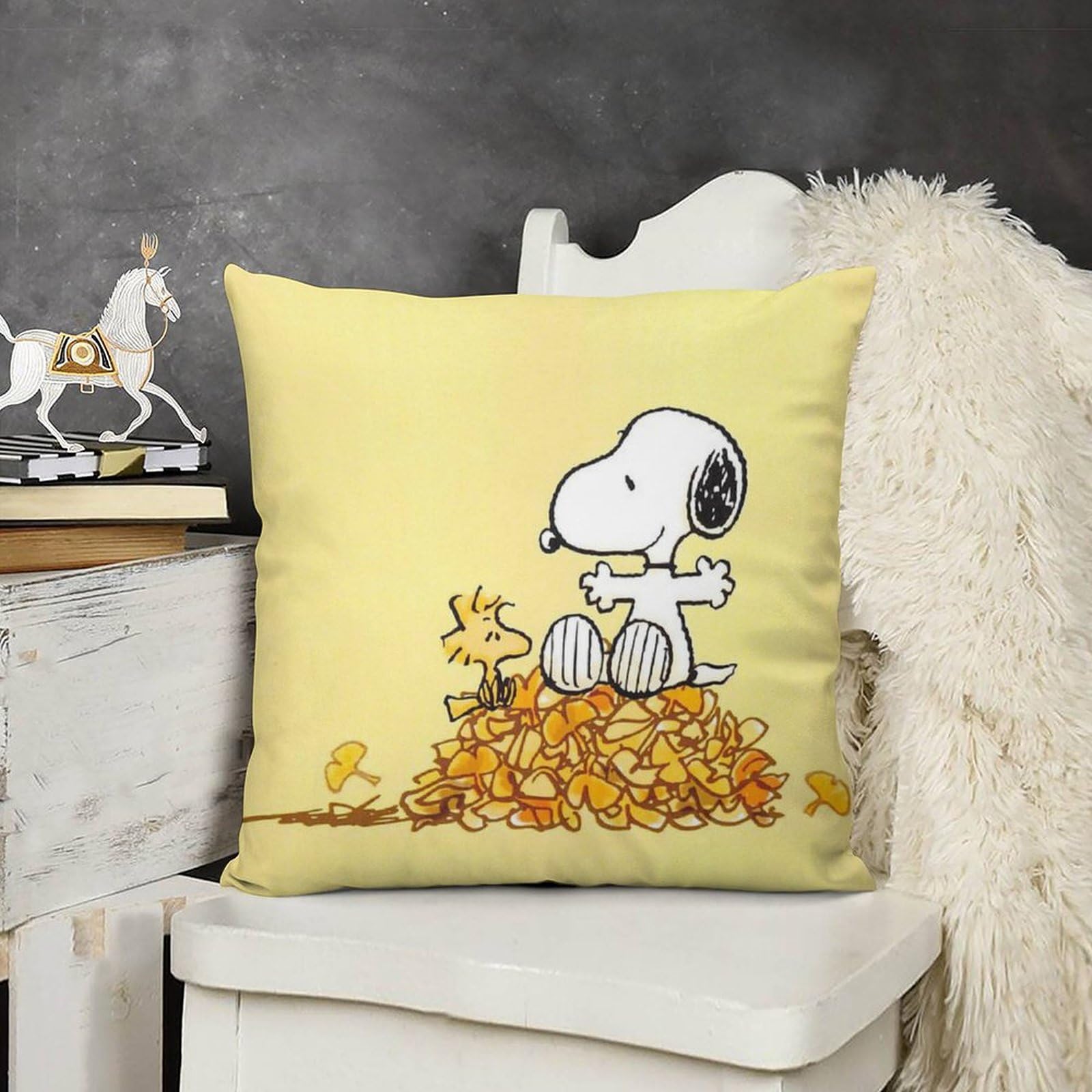 Amazon.co.jp: スヌーピークッションカバークッションカバー 60 X 60cm